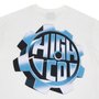 Camiseta Masculina High Engine Manga Curta Estampada - Branco