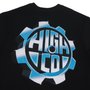 Camiseta Masculina High Engine Manga Curta Estampada - Preto