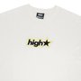 Camiseta Masculina High Highstar Manga Curta Estampada - Branco
