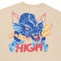 Camiseta Masculina High Hydra Manga Curta Estampada - Bege