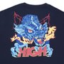 Camiseta Masculina High Hydra Manga Curta Estampada - Marinho