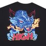 Camiseta Masculina High Hydra Manga Curta Estampada - Preto