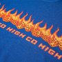 Camiseta Masculina High Jacquard Tee Dices Manga Curta Estampada - Azul