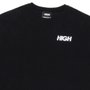 Camiseta Masculina High Love Birds Manga Curta Estampada - Preto