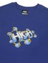 Camiseta Masculina High Molecules Manga Curta Estampada - Azul