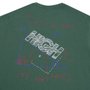 Camiseta Masculina High Physics Manga Curta Estampada - Verde