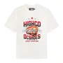 Camiseta Masculina High Ring High X Dc Manga Curta Estampada - Branco