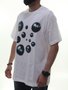 Camiseta Masculina High Tee Shots Manga Curta Estampada - Branco
