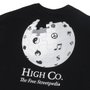 Camiseta Masculina High Wiki Manga Curta Estampada - Preto