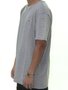 Camiseta Masculina Hocks Basic Mini-Logo Manga Curta - Cinza Mesclado