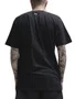 Camiseta Masculina Hocks Letter Manga Curta Estampada - Preto