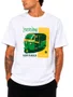 Camiseta Masculina Hocks Malha Over Manga Curta Estampada - Branco