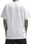 Camiseta Masculina Hocks Oversized Boxzin Manga Curta Estampada - Branco