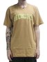 Camiseta Masculina Hocks Tim Manga Curta Estampada - Marrom