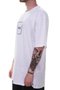 Camiseta Masculina HUF Box Logo BIG Manga Curta Estampada - Branco