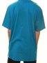 Camiseta Masculina HUF Box Manga Curta Estampada - Azul Petroleo