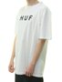 Camiseta Masculina HUF Essentials OG Logo Manga Curta Estampada - Branco