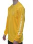 Camiseta Masculina HUF Essentials TT Manga Longa Estampada - Amarelo