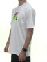 Camiseta Masculina HUF Face Melter Manga Curta Estampada - Branco