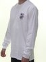 Camiseta Masculina HUF Giga Melted Manga Longa - Branco