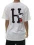 Camiseta Masculina HUF Joe Cool Classic Manga Curta Estampada - Branco