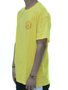 Camiseta Masculina HUF Manga Curta Estampada - Amarelo