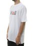 Camiseta Masculina HUF Objectified Manga Curta Estampada - Branco