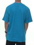 Camiseta Masculina HUF Og Logo BIG Manga Curta Estampada - Azul Turquesa