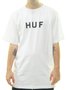 Camiseta Masculina Huf Og Logo Big Manga Curta Estampada - Branco