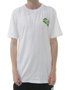 Camiseta Masculina Huf Quake TT Manga Curta Estampada - Branco