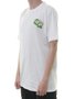Camiseta Masculina Huf Quake TT Manga Curta Estampada - Branco
