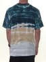 Camiseta Masculina Huf Sky Wash Manga Curta - Tie Dye/Petroleo/Khaki