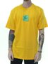 Camiseta Masculina HUF Ufo Manga Curta Estampada - Amarelo