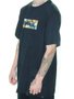 Camiseta Masculina Hurley Cabana Box Manga Curta Estampada - Preto