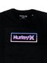 Camiseta Masculina Hurley Chrome Manga Curta Estampada - Preto