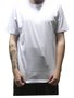 Camiseta Masculina Hurley Circle Icon Manga Curta Estampada - Branco