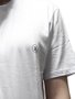 Camiseta Masculina Hurley Circle Icon Manga Curta Estampada - Branco