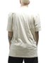 Camiseta Masculina Hurley Circle Iconover Manga Curta Estampada - Areia