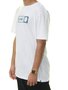 Camiseta Masculina Hurley dedemans Manga Curta Estampada - Branco