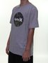 Camiseta Masculina Hurley Deep Flower Manga Curta - Cinza Mesclado
