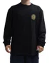 camiseta Masculina Hurley Empire Maxfit Manga Longa Estampada - Preto