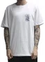 Camiseta Masculina Hurley End Off Manga Curta Estampada - Branco