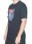 Camiseta Masculina Hurley Flower Sun Manga Curta Estampada - Preto