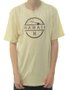 Camiseta Masculina Hurley Hawaii Manga Curta Estampada - Areia