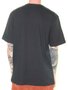 Camiseta Masculina Hurley Hypnosis Manga Curta Estampada - Preto