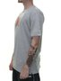 Camiseta Masculina Hurley Icon - Cinza Mesclado