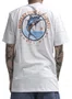 Camiseta Masculina Hurley Marlin Manga Curta Estampada - Branco