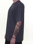 Camiseta Masculina Hurley Mini Icon Manga Curta Estampada - Chumbo Mesclado
