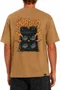 Camiseta Masculina Hurley Noise Manga Curta Estampada - Bege