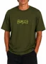 Camiseta Masculina Hurley Noise Manga Curta Estampada - Verde Militar